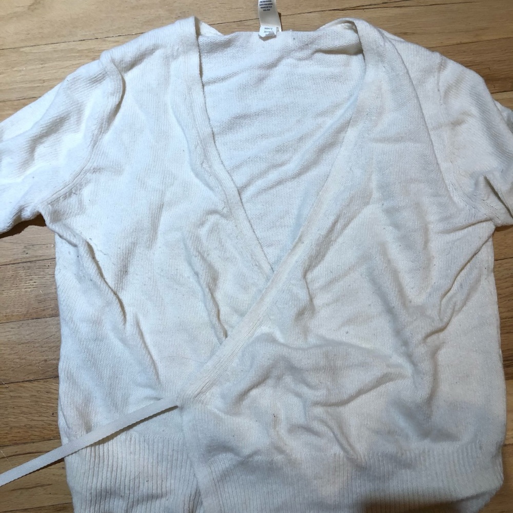 Write knit wrap top